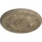 Ekena Millwork Wakefield Ceiling Medallion (Fits Canopies up to 3 5/8"), 11 3/4"OD x 1 1/4"P, Gobi Desert Crackle CM11WAGDC - alternate 5